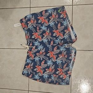 NWT Tommy Bahama Swim Trunks Board Shorts Men 4XLB Dockside Blue